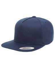 Yupoong 6007 Five-Panel Flat-Bill Snapback Hat