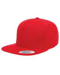 Yupoong 6007 Five-Panel Flat-Bill Snapback Hat