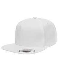Yupoong 6007 Five-Panel Flat-Bill Snapback Hat