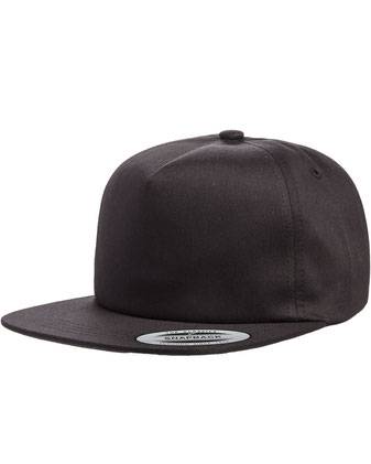 YP Classics Yupoong 6502 Unstructured 5-Panel Snapback Hat 6502