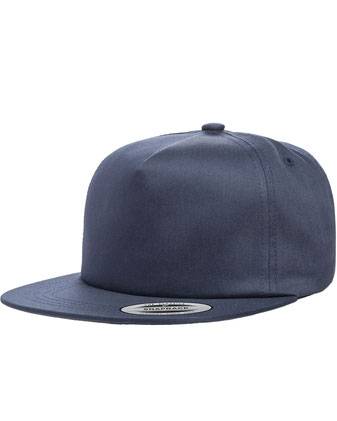 YP Classics Yupoong 6502 Unstructured 5-Panel Snapback Hat 6502