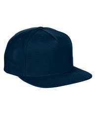 YP Classics 5-Panel Wool Blend Flat-Bill Snapback Hat 5089M
