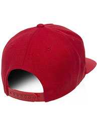 YP Classics 5-Panel Wool Blend Flat-Bill Snapback Hat 5089M