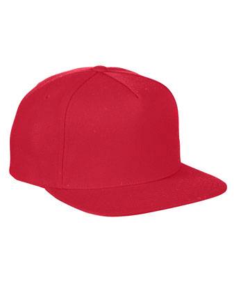 YP Classics YP Classics 5-Panel Wool Blend Flat-Bill Snapback Hat 5089M 5089M