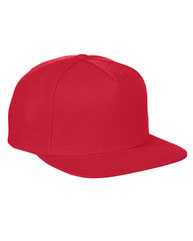 YP Classics 5-Panel Wool Blend Flat-Bill Snapback Hat 5089M