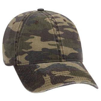 103-713 OTTO CAP Camouflage 6 Panel Low Profile Baseball Cap