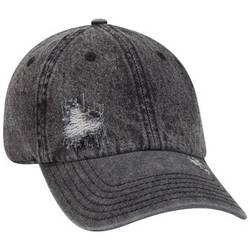104-1250 Distressed Denim Low Profile Snow Washed Cap 104-1250 Distressed Denim Low Profile Snow Washed Cap