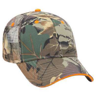 106-752 Camouflage Cotton Twill Sandwich Visor Low Profile Pro Style Mesh Back Caps 106-752 Camouflage Cotton Twill Sandwich Visor Low Profile Pro Style Mesh Back Caps