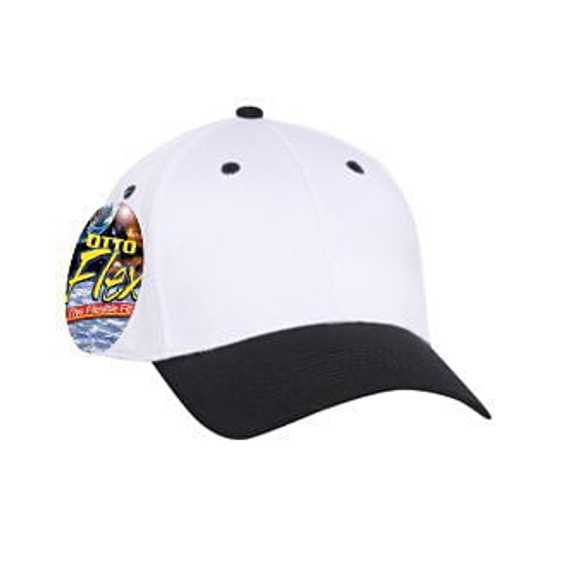 11-018 "Otto Flex" Stretchable Deluxe Brushed Cotton Twill Six Panel Low Profile Pro Style Caps (S/M) (L/XL 11-018 "Otto Flex" Stretchable Deluxe Brushed Cotton Twill Six Panel Low Profile Pro Style Caps (S/M) (L/XL