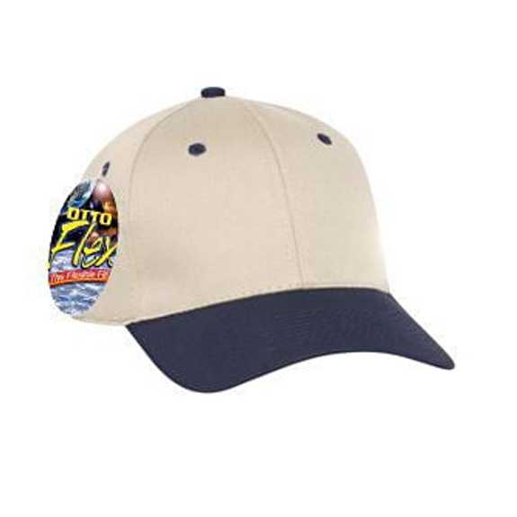 11-018 "Otto Flex" Stretchable Deluxe Brushed Cotton Twill Six Panel Low Profile Pro Style Caps (S/M) (L/XL 11-018 "Otto Flex" Stretchable Deluxe Brushed Cotton Twill Six Panel Low Profile Pro Style Caps (S/M) (L/XL