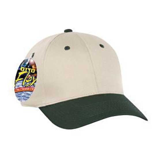 11-018 "Otto Flex" Stretchable Deluxe Brushed Cotton Twill Six Panel Low Profile Pro Style Caps (S/M) (L/XL 11-018 "Otto Flex" Stretchable Deluxe Brushed Cotton Twill Six Panel Low Profile Pro Style Caps (S/M) (L/XL