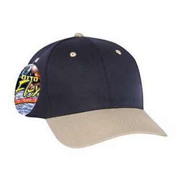 11-018 "Otto Flex" Stretchable Deluxe Brushed Cotton Twill Six Panel Low Profile Pro Style Caps (S/M) (L/XL 11-018 "Otto Flex" Stretchable Deluxe Brushed Cotton Twill Six Panel Low Profile Pro Style Caps (S/M) (L/XL