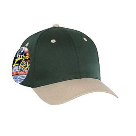 11-018 "Otto Flex" Stretchable Deluxe Brushed Cotton Twill Six Panel Low Profile Pro Style Caps (S/M) (L/XL 11-018 "Otto Flex" Stretchable Deluxe Brushed Cotton Twill Six Panel Low Profile Pro Style Caps (S/M) (L/XL