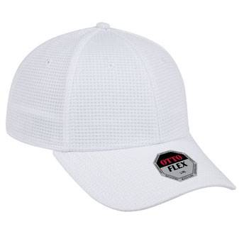 11-1161 "Otto Flex" Cool Comfort Stretchable Polyester Mini Waffle Mesh Low Profile Style Caps (S/M) (L/XL)