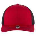 112-1 OTTO Cap 6 Panel Mid Profile Mesh Back Trucker Hat
