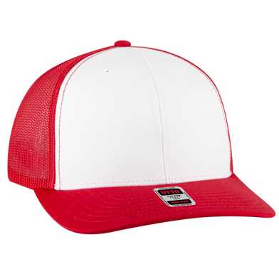112-1 OTTO Cap 6 Panel Mid Profile Mesh Back Trucker Hat 112-1 OTTO Cap 6 Panel Mid Profile Mesh Back Trucker Hat