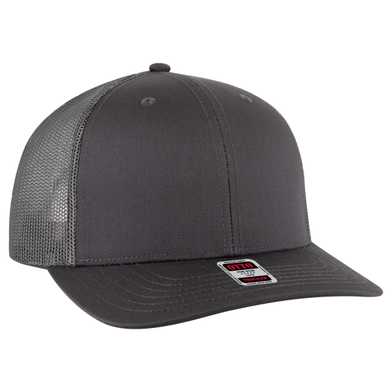 112-1 OTTO Cap 6 Panel Mid Profile Mesh Back Trucker Hat 112-1 OTTO Cap 6 Panel Mid Profile Mesh Back Trucker Hat