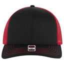 112-1 OTTO Cap 6 Panel Mid Profile Mesh Back Trucker Hat