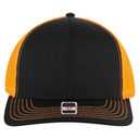 112-1 OTTO Cap 6 Panel Mid Profile Mesh Back Trucker Hat
