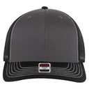 112-1 OTTO Cap 6 Panel Mid Profile Mesh Back Trucker Hat