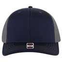 112-1 OTTO Cap 6 Panel Mid Profile Mesh Back Trucker Hat