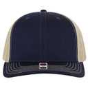 112-1 OTTO Cap 6 Panel Mid Profile Mesh Back Trucker Hat