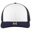 112-1 OTTO Cap 6 Panel Mid Profile Mesh Back Trucker Hat