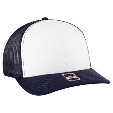 112-1 OTTO Cap 6 Panel Mid Profile Mesh Back Trucker Hat 112-1 OTTO Cap 6 Panel Mid Profile Mesh Back Trucker Hat