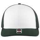 112-1 OTTO Cap 6 Panel Mid Profile Mesh Back Trucker Hat