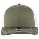 112-1 OTTO Cap 6 Panel Mid Profile Mesh Back Trucker Hat