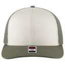 112-1 OTTO Cap 6 Panel Mid Profile Mesh Back Trucker Hat