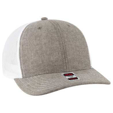 112-1 OTTO Cap 6 Panel Mid Profile Mesh Back Trucker Hat 112-1 OTTO Cap 6 Panel Mid Profile Mesh Back Trucker Hat