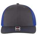 112-1 OTTO Cap 6 Panel Mid Profile Mesh Back Trucker Hat