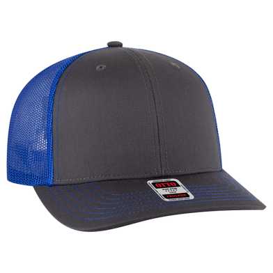 112-1 OTTO Cap 6 Panel Mid Profile Mesh Back Trucker Hat 112-1 OTTO Cap 6 Panel Mid Profile Mesh Back Trucker Hat