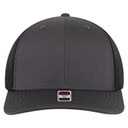 112-1 OTTO Cap 6 Panel Mid Profile Mesh Back Trucker Hat
