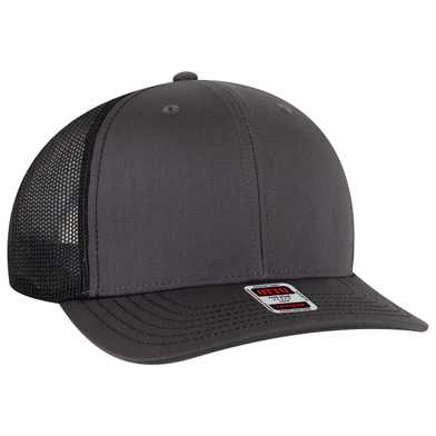 112-1 OTTO Cap 6 Panel Mid Profile Mesh Back Trucker Hat 112-1 OTTO Cap 6 Panel Mid Profile Mesh Back Trucker Hat