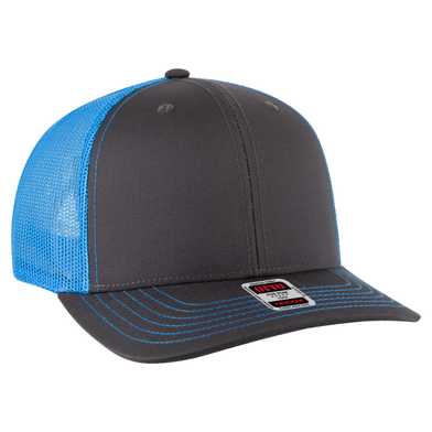 112-1 OTTO Cap 6 Panel Mid Profile Mesh Back Trucker Hat 112-1 OTTO Cap 6 Panel Mid Profile Mesh Back Trucker Hat
