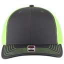 112-1 OTTO Cap 6 Panel Mid Profile Mesh Back Trucker Hat