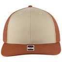 112-1 OTTO Cap 6 Panel Mid Profile Mesh Back Trucker Hat