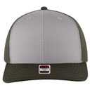 112-1 OTTO Cap 6 Panel Mid Profile Mesh Back Trucker Hat