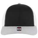 112-1 OTTO Cap 6 Panel Mid Profile Mesh Back Trucker Hat