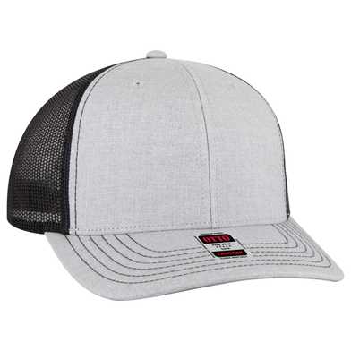 112-1 OTTO Cap 6 Panel Mid Profile Mesh Back Trucker Hat 112-1 OTTO Cap 6 Panel Mid Profile Mesh Back Trucker Hat
