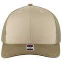 112-1 OTTO Cap 6 Panel Mid Profile Mesh Back Trucker Hat