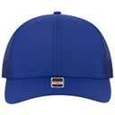 112-3 OTTO Cap 6 Panel Mid Profile Mesh Back Trucker Hat