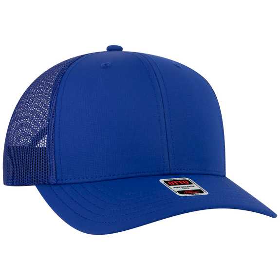 112-3 OTTO Cap 6 Panel Mid Profile Mesh Back Trucker Hat 112-3 OTTO Cap 6 Panel Mid Profile Mesh Back Trucker Hat