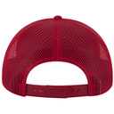 112-3 OTTO Cap 6 Panel Mid Profile Mesh Back Trucker Hat