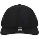 112-3 OTTO Cap 6 Panel Mid Profile Mesh Back Trucker Hat