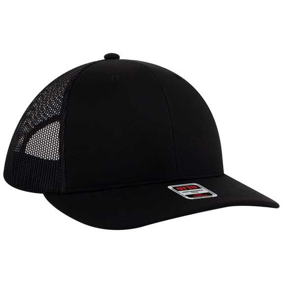 112-3 OTTO Cap 6 Panel Mid Profile Mesh Back Trucker Hat 112-3 OTTO Cap 6 Panel Mid Profile Mesh Back Trucker Hat