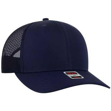 112-3 OTTO Cap 6 Panel Mid Profile Mesh Back Trucker Hat 112-3 OTTO Cap 6 Panel Mid Profile Mesh Back Trucker Hat