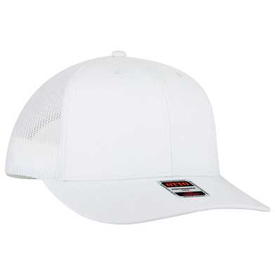 112-3 OTTO Cap 6 Panel Mid Profile Mesh Back Trucker Hat 112-3 OTTO Cap 6 Panel Mid Profile Mesh Back Trucker Hat